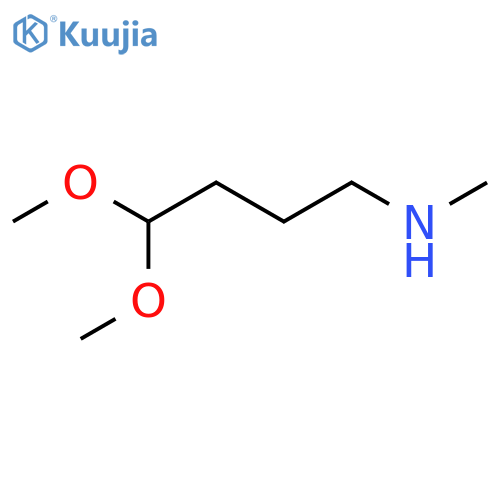 4,4-dimethoxy-N-methylbutan-1-amine structure