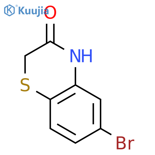 6-Bromo-2H-benzob1,4thiazin-3(4H)-one structure