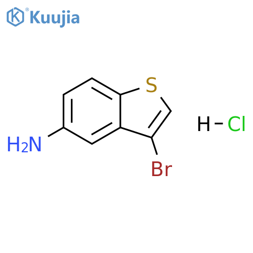 3-Bromobenzo[b]thiophen-5-amine hydrochloride structure