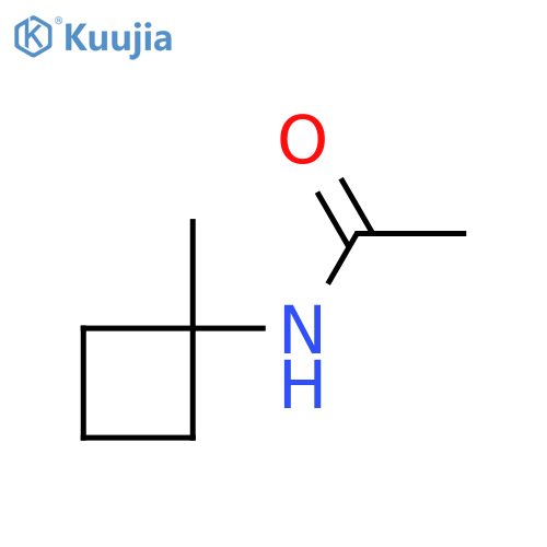 N-(1-Methylcyclobutyl)acetamide structure