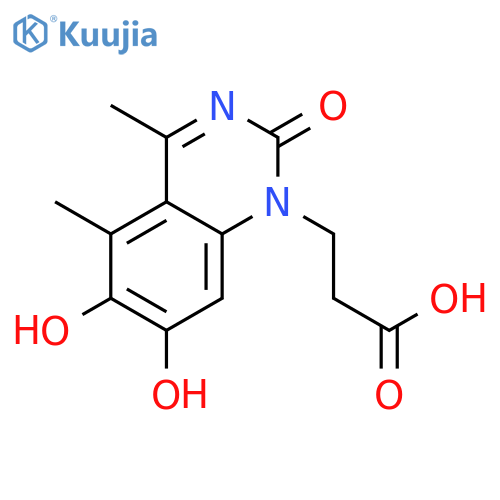 1(2H)-Quinazolinepropanoic acid, 6,7-dihydroxy-4,5-dimethyl-2-oxo- structure