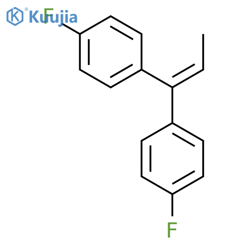Benzene, 1,1'-(1-propenylidene)bis[4-fluoro- structure