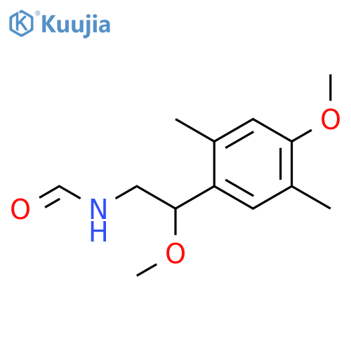 Formamide, N-[2-methoxy-2-(4-methoxy-2,5-dimethylphenyl)ethyl]- structure