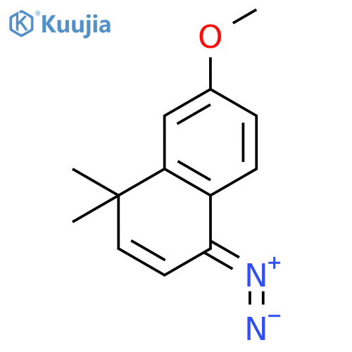 Naphthalene, 4-diazo-1,4-dihydro-7-methoxy-1,1-dimethyl- structure