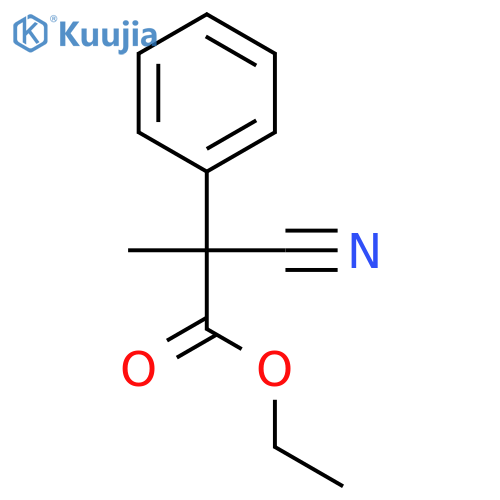 cyano-methyl-phenyl-acetic acid ethyl ester structure