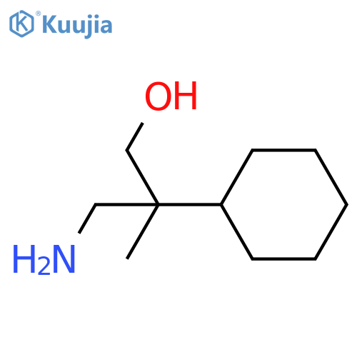 3-Amino-2-cyclohexyl-2-methylpropan-1-ol structure