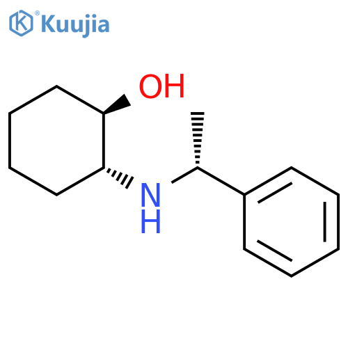 (1R,2R)-2-((R)-1-Phenylethylamino)cyclohexanol structure