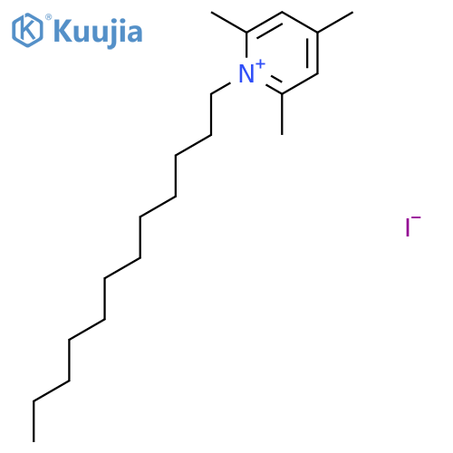 Pyridinium, 1-dodecyl-2,4,6-trimethyl-, iodide structure