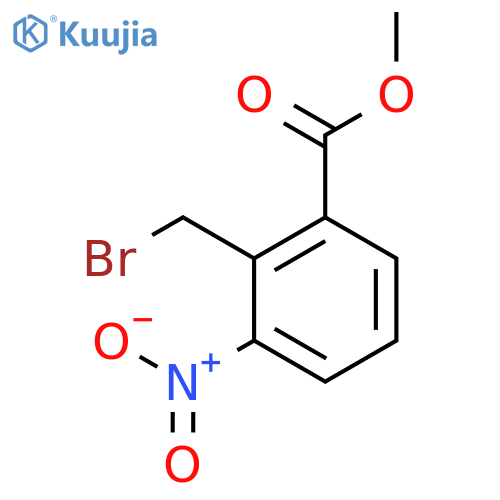 2-(Bromomethyl)-3-nitrobenzoic Acid Methyl Ester structure