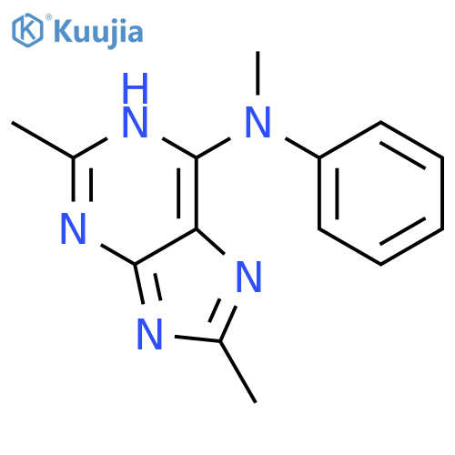 1H-Purin-6-amine, N,2,8-trimethyl-N-phenyl- structure
