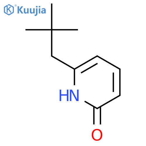 2(1H)-Pyridinone, 6-(2,2-dimethylpropyl)- structure