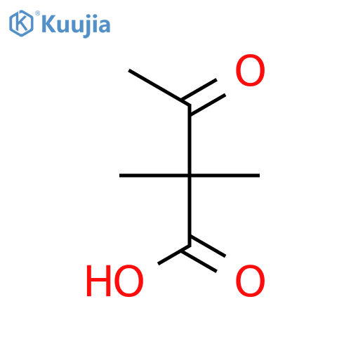 Butanoic acid,2,2-dimethyl-3-oxo- structure