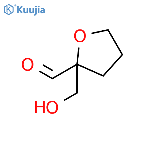 2-(hydroxymethyl)oxolane-2-carbaldehyde structure