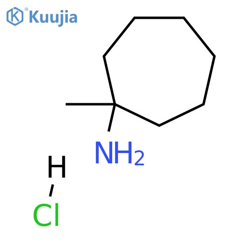 1-methylcycloheptan-1-amine hydrochloride structure