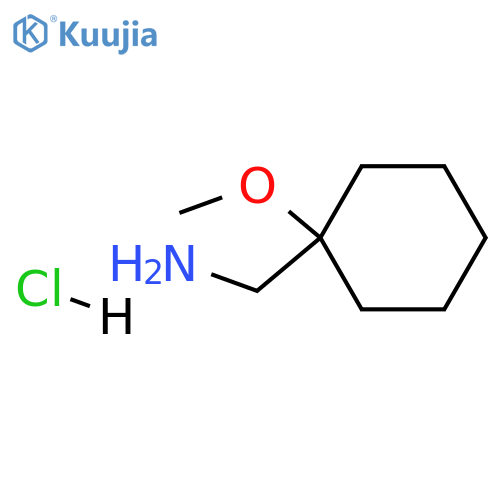 (1-methoxycyclohexyl)methanamine hydrochloride structure