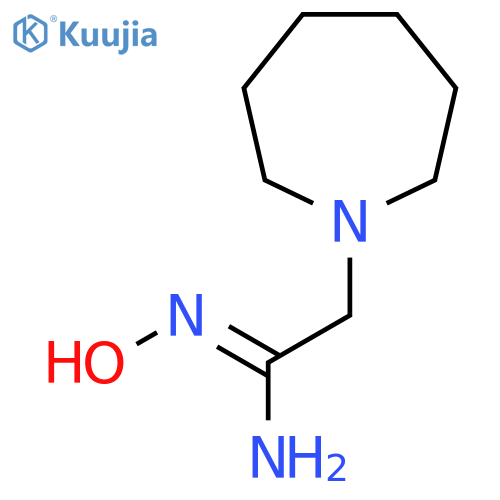 2-(azepan-1-yl)-N-hydroxy-acetamidine structure