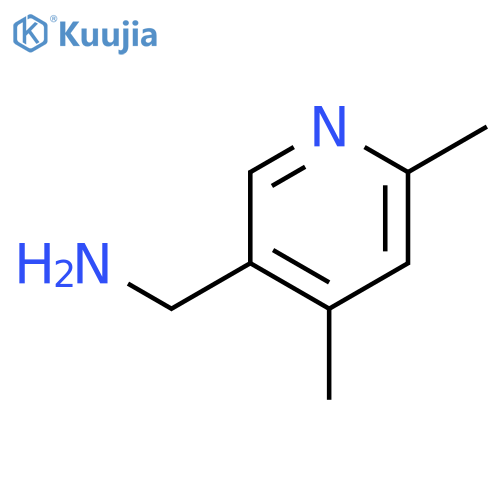 (4,6-dimethylpyridin-3-yl)methanamine structure