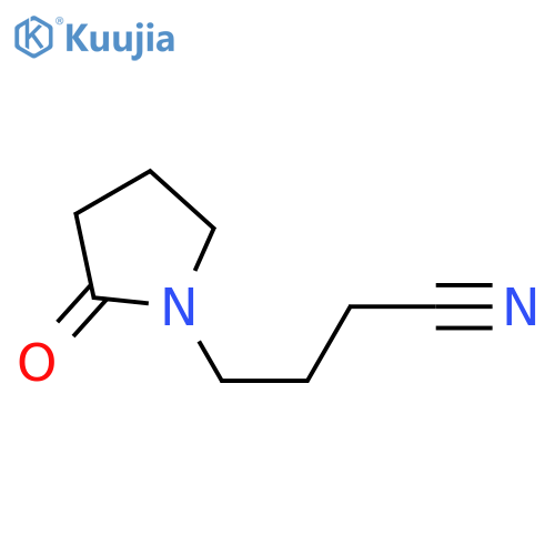 2-oxo-1-Pyrrolidinebutanenitrile structure