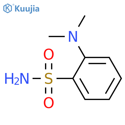 2-(dimethylamino)benzene-1-sulfonamide structure