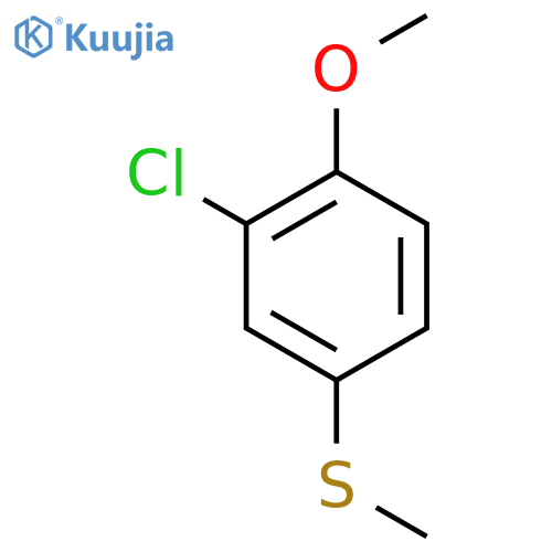 (3-Chloro-4-methoxyphenyl)(methyl)sulfane structure