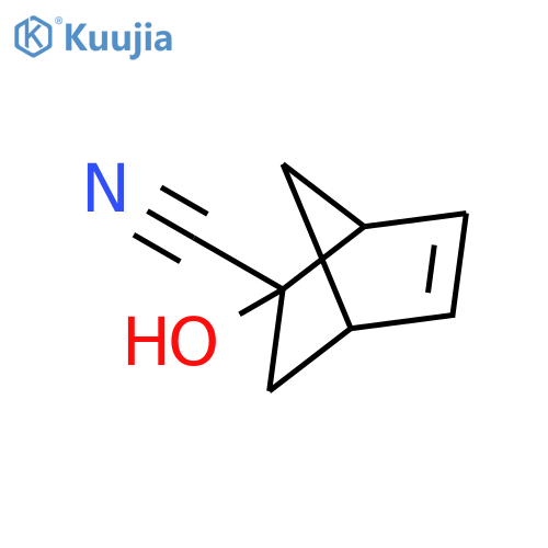 Bicyclo[2.2.1]hept-5-ene-2-carbonitrile, 2-hydroxy- structure