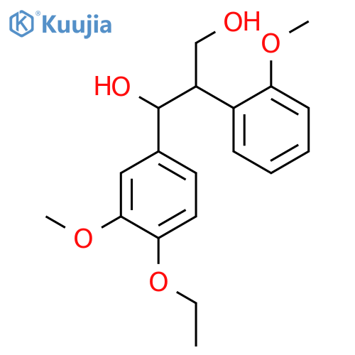 1,3-Propanediol, 1-(4-ethoxy-3-methoxyphenyl)-2-(2-methoxyphenyl)- structure