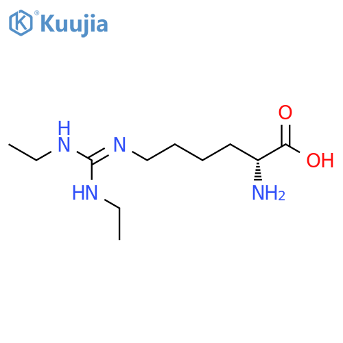 N6-Bis(ethylamino)methylene-D-lysine structure
