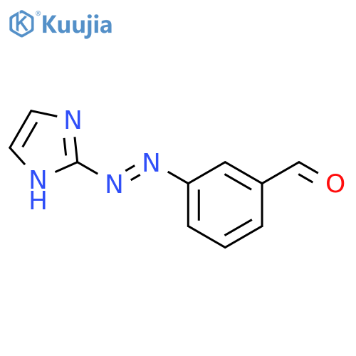 Benzaldehyde, 3-(1H-imidazol-2-ylazo)- structure