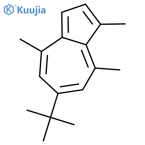 Azulene, 6-(1,1-dimethylethyl)-1,4,8-trimethyl- structure