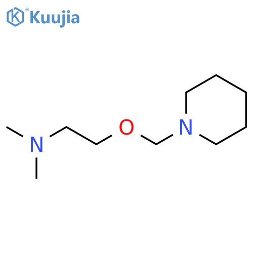 Ethanamine, N,N-dimethyl-2-(1-piperidinylmethoxy)- structure