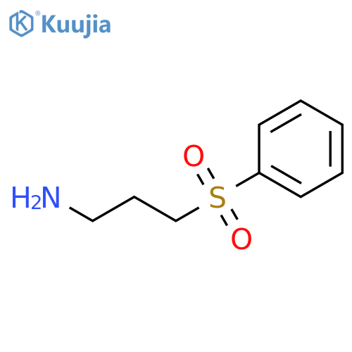 3-(benzenesulfonyl)propan-1-amine structure