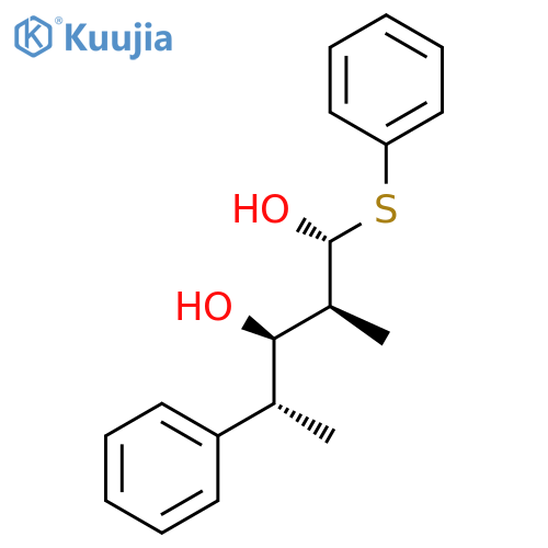 1,3-Pentanediol, 2-methyl-4-phenyl-1-(phenylthio)-, (1R*,2S*,3R*,4R*)- structure