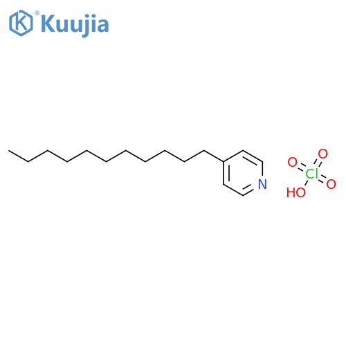 Pyridine, 4-undecyl-, perchlorate structure