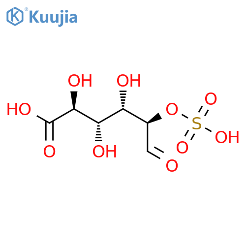 D-Glucuronic acid,2-hydrogen sulfate (9CI) structure