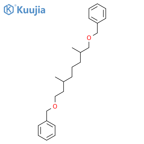 Benzene,1,1'-[(2,6-dimethyl-1,8-octanediyl)bis(oxymethylene)]bis- structure