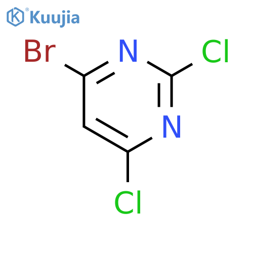 4-bromo-2,6-dichloropyrimidine structure