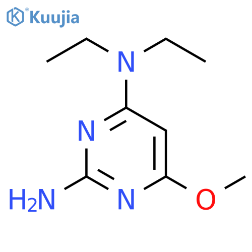 2-amino-6-(diethylamino)-4-methoxypyrimidine structure