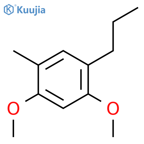 Benzene, 1,5-dimethoxy-2-methyl-4-propyl- structure