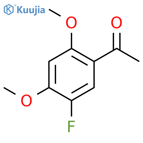 1-(5-fluoro-2,4-dimethoxyphenyl)ethan-1-one structure