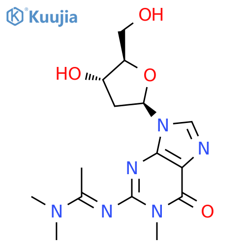 Guanosine, 2'-deoxy-N-[1-(dimethylamino)ethylidene]-1-methyl- structure