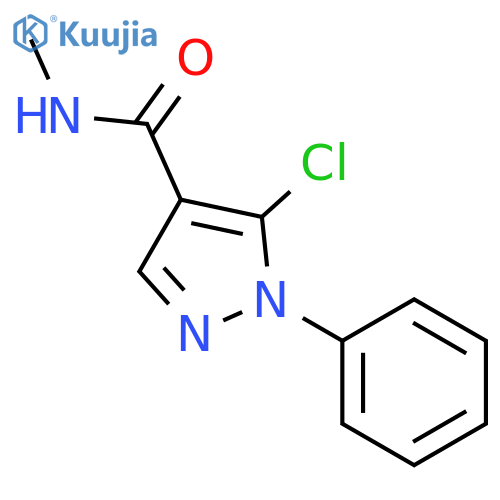 1H-Pyrazole-4-carboxamide,5-chloro-N-methyl-1-phenyl- structure