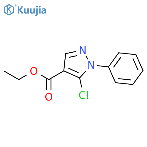Ethyl 5-chloro-1-phenyl-1H-pyrazole-4-carboxylate structure