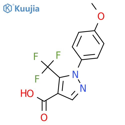 1-(4-Methoxyphenyl)-5-(trifluoromethyl)-1H-pyrazole-4-carboxylic Acid structure