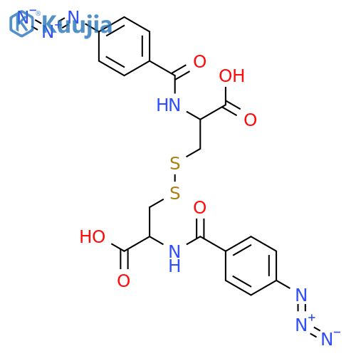 L-Cystine,N,N'-bis(4-azidobenzoyl)- structure