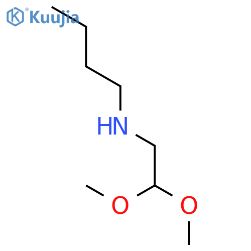 N-(2,2-dimethoxyethyl)butan-1-amine structure