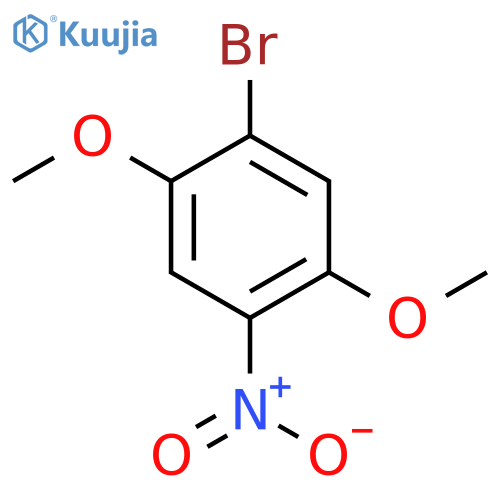 1-Bromo-2,5-dimethoxy-4-nitrobenzene structure