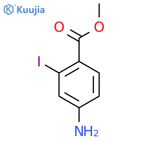 4-Amino-2-iodo-benzoic Acid Methyl Ester structure
