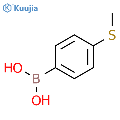 4-(Methylthio)phenylboronic acid structure