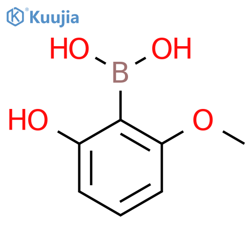 2-Hydroxy-6-methoxyphenylboronic acid structure