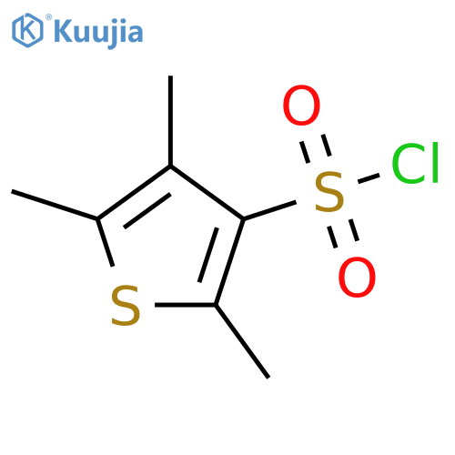 trimethylthiophene-3-sulfonyl chloride structure